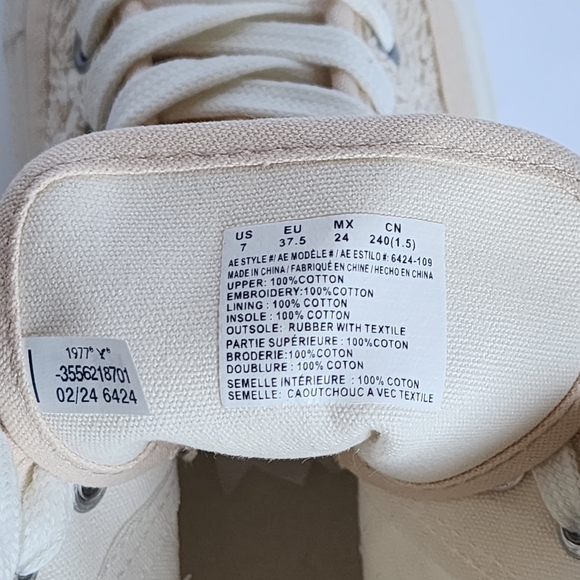 AMERICAN EAGLE High-Top Sneaker Size 7 - Picture 11 of 12